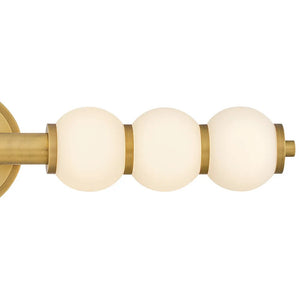 Trigo 6" Large LED Sconce, Lacquered Brass