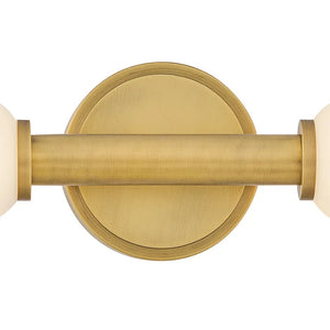 Trigo 6" Large LED Sconce, Lacquered Brass
