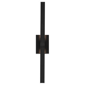 Nyx 30" LED Outdoor Wall Light, Textured Black