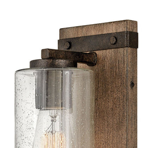 Cipher 5" One Light Medium Vanity, Sequoia