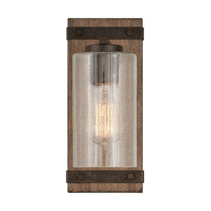 Cipher 5" One Light Medium Vanity, Sequoia