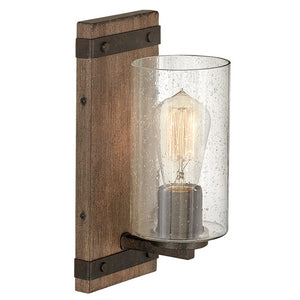 Cipher 5" One Light Medium Vanity, Sequoia