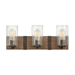 Cipher 22" Three Lights Medium Vanity, Sequoia