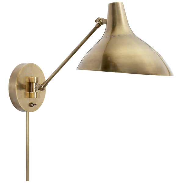 Charlton 9.25" One Light Wall Sconce, Hand-Rubbed Antique Brass
