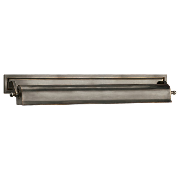 Library Picture Light 23.5" Two Light Picture Light, Bronze