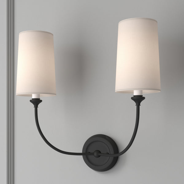 Sylvain 15.5'' Two Light Wall Sconce, Dark Bronze - Alternate Product Image 2.jpg