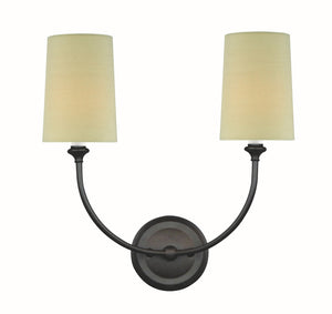 Sylvain 15.5'' Two Light Wall Sconce, Dark Bronze - Main Product Image.jpg