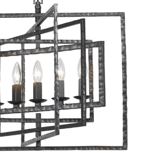 Sorrento 24'' Five Light Chandelier, Raw Steel - Alternate Product Image 2.jpg