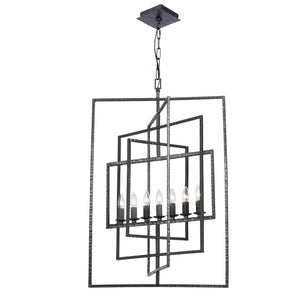 Sorrento 24'' Seven Light Chandelier, Raw Steel - Alternate Product Image 1.jpg