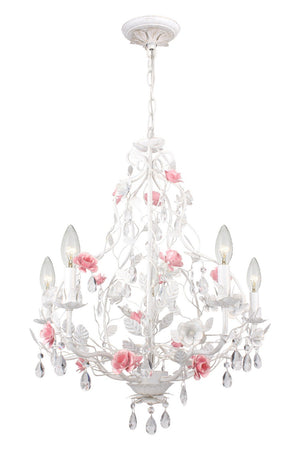 Rosie 22'' Five Light Chandelier, White - Main Product Image.jpg