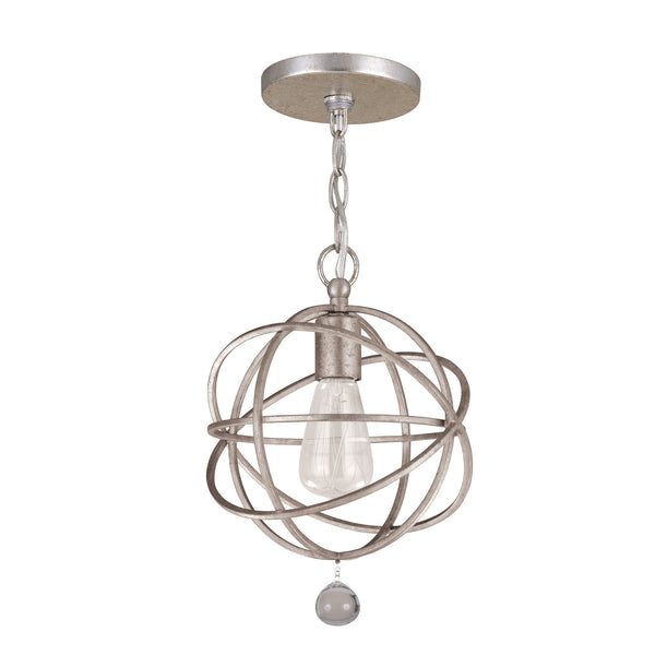 Soleil 9'' One Light Pendant, Antique Silver - Alternate Product Image 1.jpg