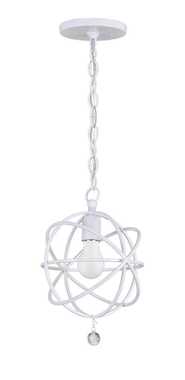 Soleil 9'' One Light Pendant, White - Main Product Image.jpg
