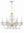 Maison Parisienne 28'' Six Light Crystal Chandelier, Antique White Clear Italian Crystal - Main Product Image.jpg