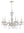 Maison Parisienne 28'' Six Light Crystal Chandelier, Antique White Hand Cut Crystal - Main Product Image.jpg