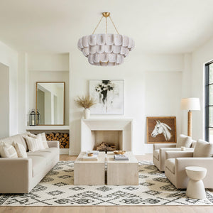 Avenaine 41" Sixteen Lights Chandelier, Vintage Gold Leaf