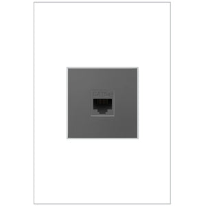adorne® AC5ERJ45M1 Cat 5e RJ45 Data/Phone Insert, Magnesium