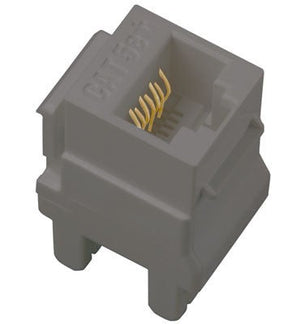 adorne® AC5ERJ45M1 Cat 5e RJ45 Data/Phone Insert, Magnesium
