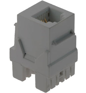 adorne® ACRJ25M1 RJ25 Phone Jack, White