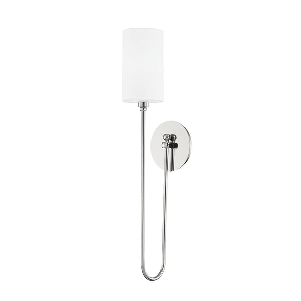 Norion 5" One Light Wall Sconce, Polished Nickel