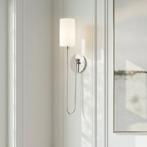 Norion 5" One Light Wall Sconce, Polished Nickel