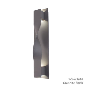 FM Modern 20'' LED Outdoor Wall Sconce, Graphite - Main Product Image.jpg