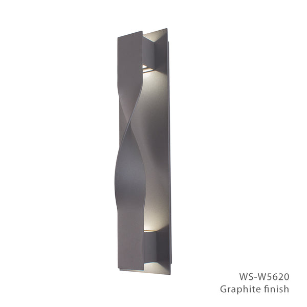 FM Modern 20'' LED Outdoor Wall Sconce, Graphite - Main Product Image.jpg