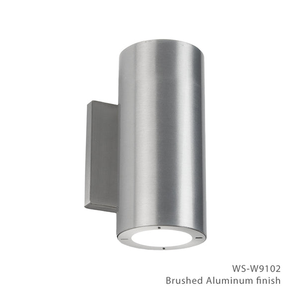 FM Modern 7.6'' LED Outdoor Wall Sconce, Brushed Aluminum - Main Product Image.jpg
