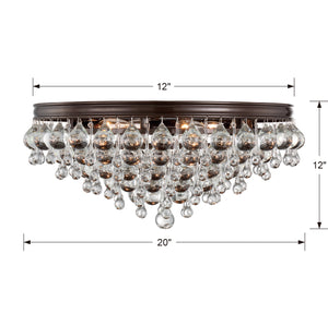 Bauble 20'' Six Light Flush Mount, Bronze - Alternate Product Image 3.jpg