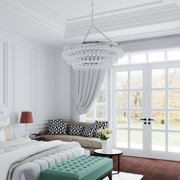 Bauble 30'' Six Light Chandelier, Polished Chrome Alt 4.jpg