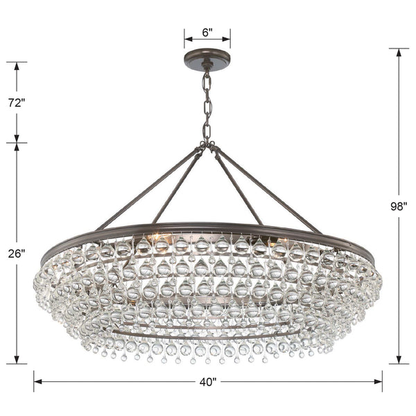 Bauble 40'' Eight Light Chandelier, Bronze Alt 4.jpg