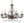 Maison Parisienne 28'' Six Light Crystal Chandelier, Bronze Hand Cut Crystal - Main Product Image.jpg