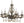 Maison Parisienne 28'' Six Light Crystal Chandelier, Bronze Golden Teak Hand Cut Crystal - Main Product Image.jpg
