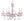 Maison Parisienne 28'' Six Light Crystal Chandelier, Antique White Rose Hand Cut Crystal - Main Product Image.jpg