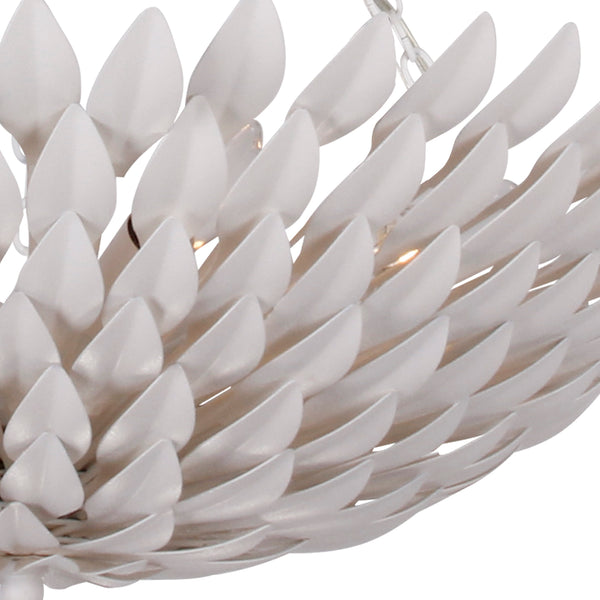 Laurel 24.5'' Six Light Chandelier, Matte White - Alternate Product Image 2.jpg