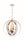 Lana 16'' Four Light Mini Chandelier, Matte White / Antique Gold - Main Product Image.jpg