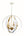 Lana 21'' Six Light Chandelier, Matte White / Antique Gold - Main Product Image.jpg