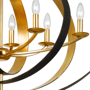 Lana 36'' Eight Light Chandelier, English Bronze / Antique Gold - Alternate Product Image 3.jpg