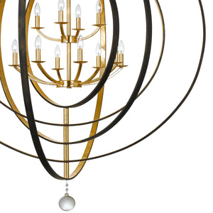 Lana 60'' 12 Light Chandelier, English Bronze / Antique Gold - Alternate Product Image 1.jpg