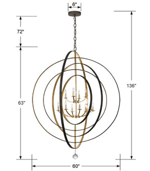 Lana 60'' 12 Light Chandelier, English Bronze / Antique Gold Alt 4.jpg