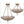 Jewel 20.25'' Three Light Chandelier, Distressed Gold Alt 4.jpg