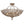 Jewel 24.25'' Five Light Semi Flush Mount, Distressed Gold - Main Product Image.jpg