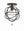 Soleil 9'' One Light Semi Flush Mount, English Bronze - Main Product Image.jpg
