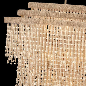 Freya 36" Seventeen Light Chandelier, Burnished Gold