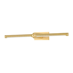 Seran 24" Two Lights Picture Light, Aged Brass