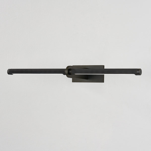 Seran 24" Two Lights Picture Light, Distressed Bronze