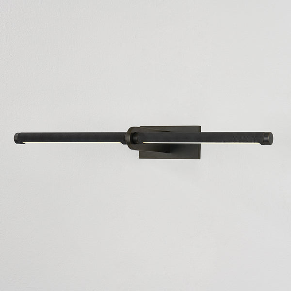 Seran 24" Two Lights Picture Light, Distressed Bronze