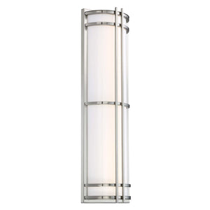 FM Modern 27'' LED Outdoor Wall Sconce, Stainless Steel - Main Product Image.jpg