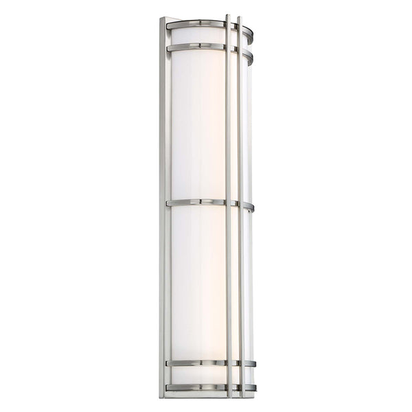 FM Modern 27'' LED Outdoor Wall Sconce, Stainless Steel - Main Product Image.jpg