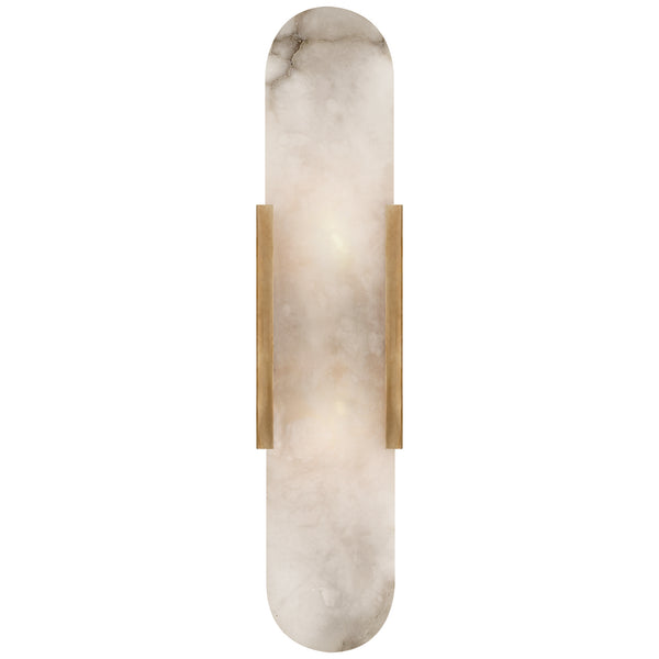 Melange 4.25" LED Wall Sconce, Antique-Burnished Brass