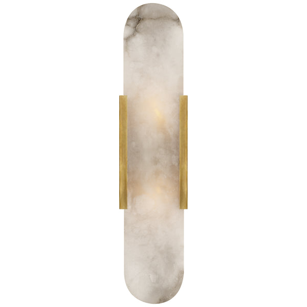 Melange 4.25" LED Wall Sconce, Antique-Burnished Brass